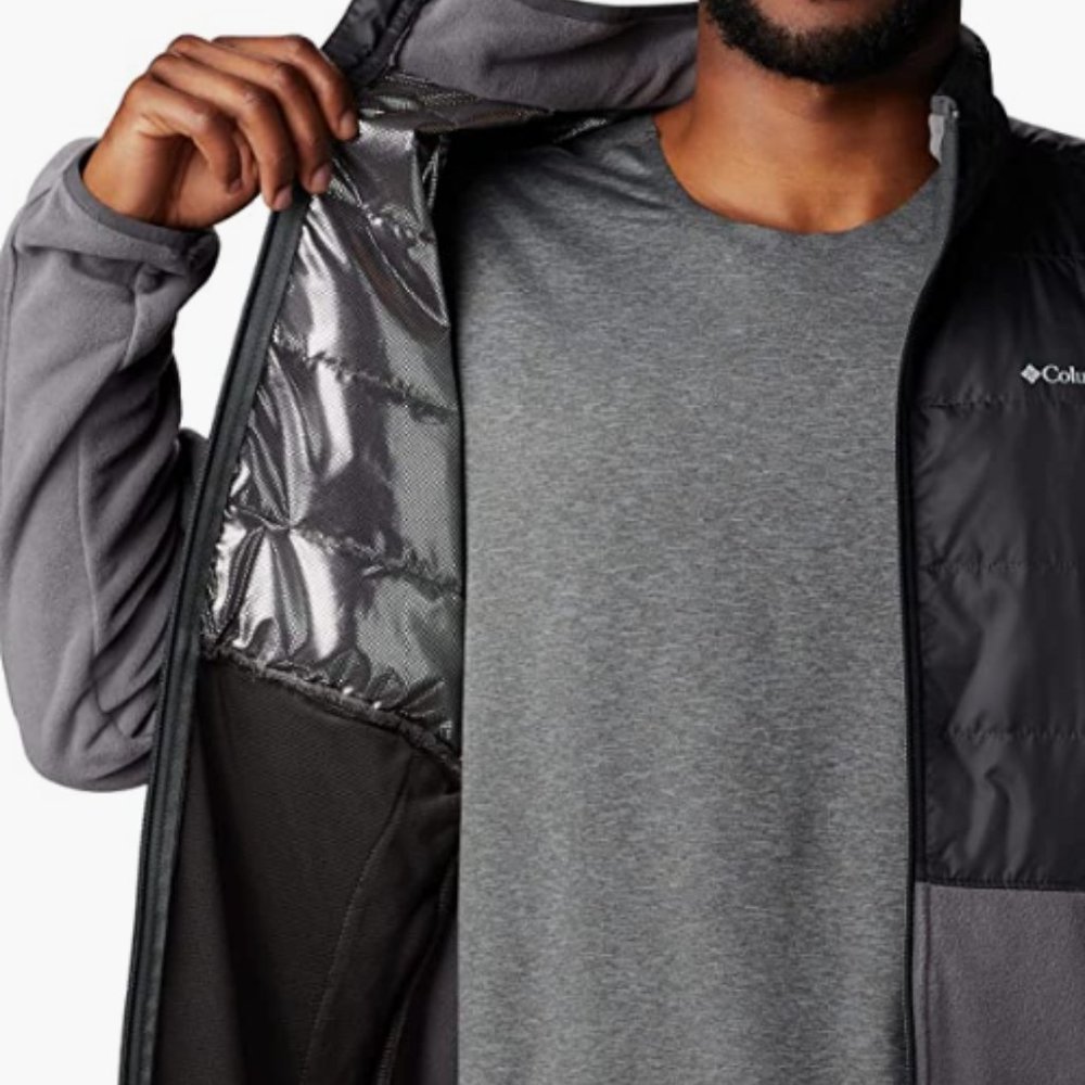 Columbia Men's Basin Butte Fleece Full Zip, Breathable, Classic Fit XXL - Picture 3 of 4